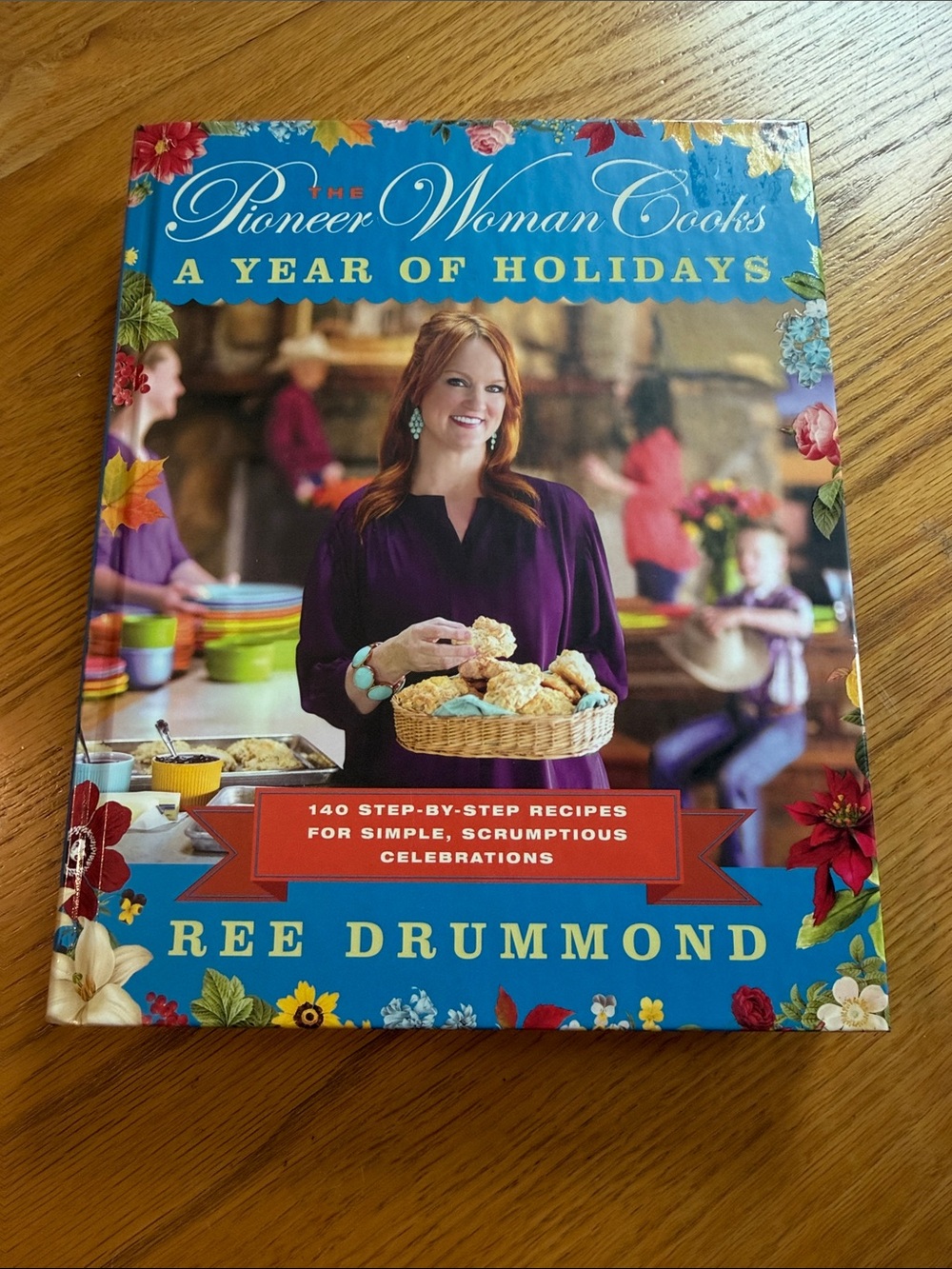 The Pioneer Woman A Year of Holidays Cookbook - Blue & Purple Cover